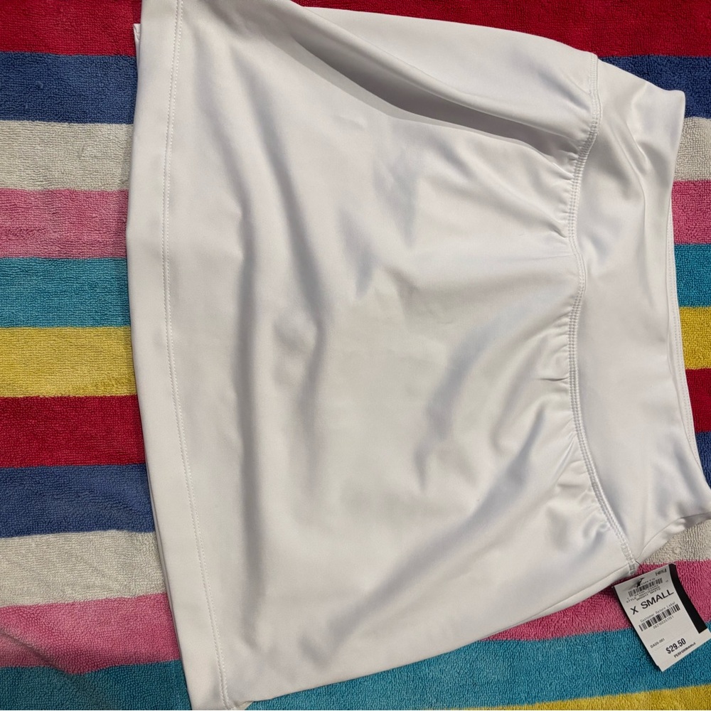 Women's White Athletic Shorts